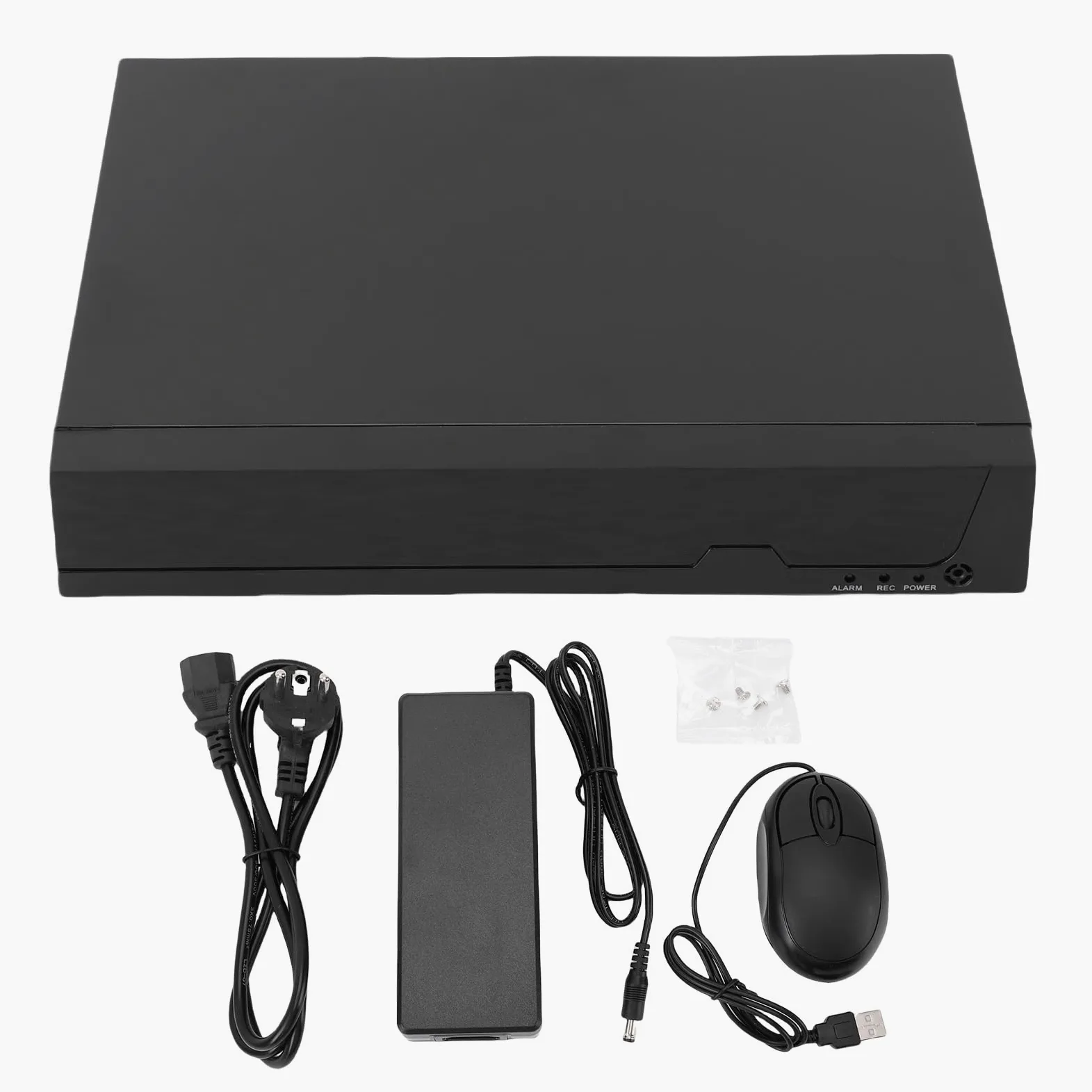 FLEXMAN 4K 8CH POE NVR, H.265+ CCTV DVR 4K 5MP 4MP 3MP 1080P Videoregistratore di Rete Supporto USB Backup VGA HD Uscita Interfaccia Display per Sistemi di Sicurezza Domestica