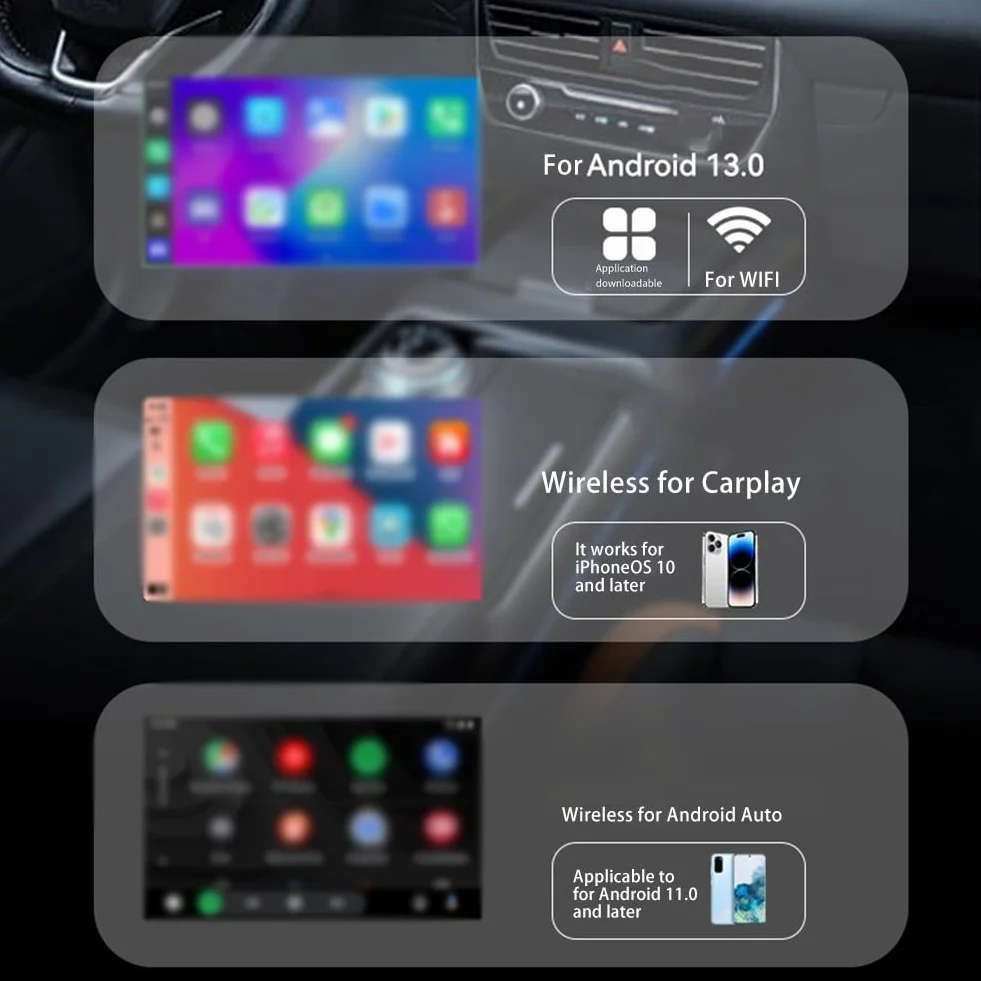 Efficiente per Carplay Box 13 TV Cars Facile accesso alle app di intrattenimento (2+32G)