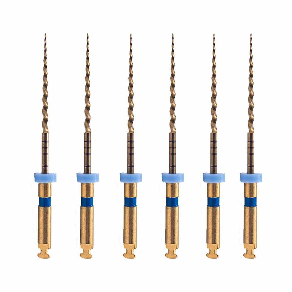 Easyinsmile X-Pro Gold Protaper NITI Rotary Files 6PCS Endo Controlled Memory F3 25MM