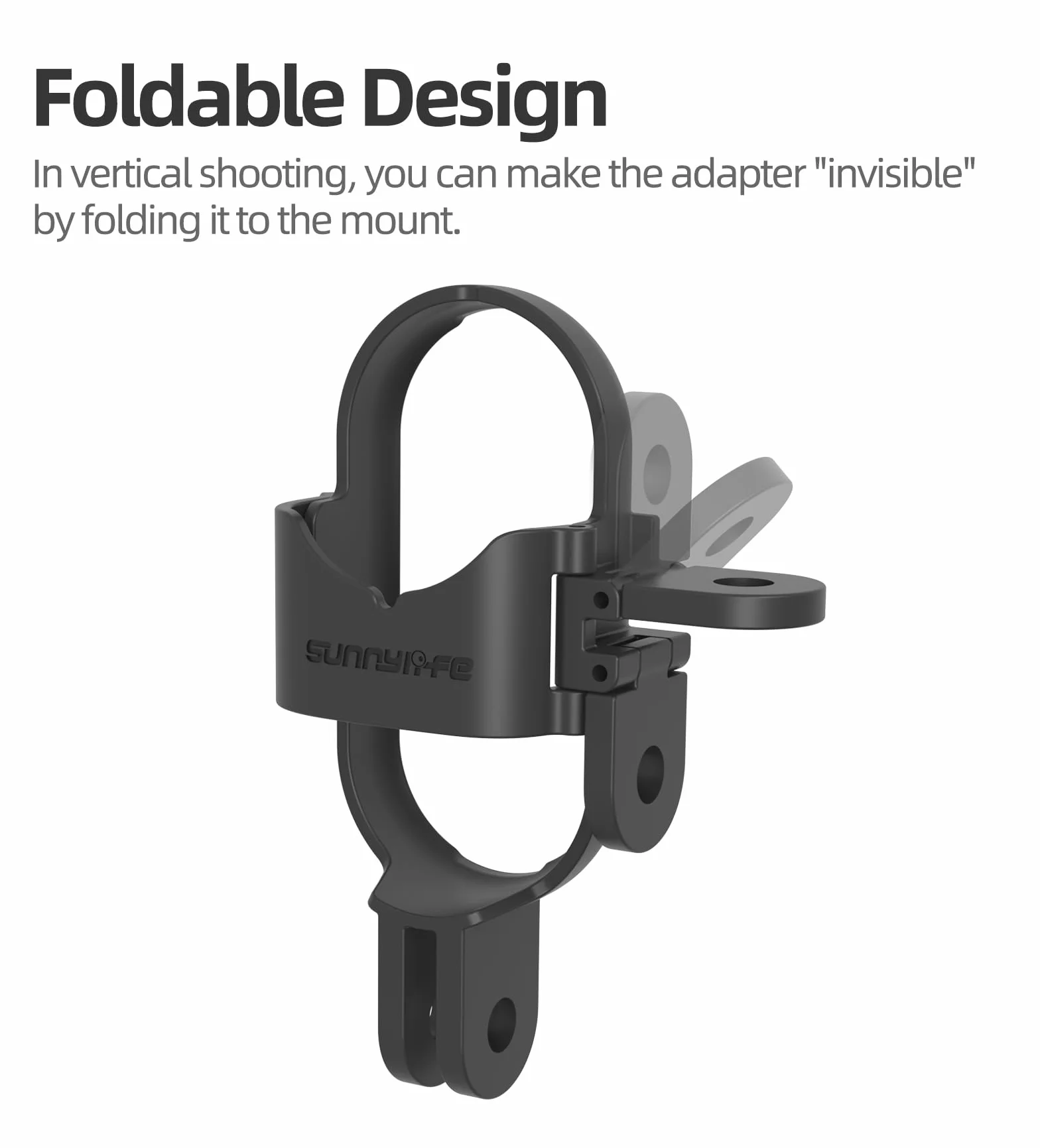 Connettore di Estensione Pieghevole per Insta360 GO 3S/ GO 3 Supporto di Protezione per Fotocamere d'Azione Supporto Adattatore Accessorio