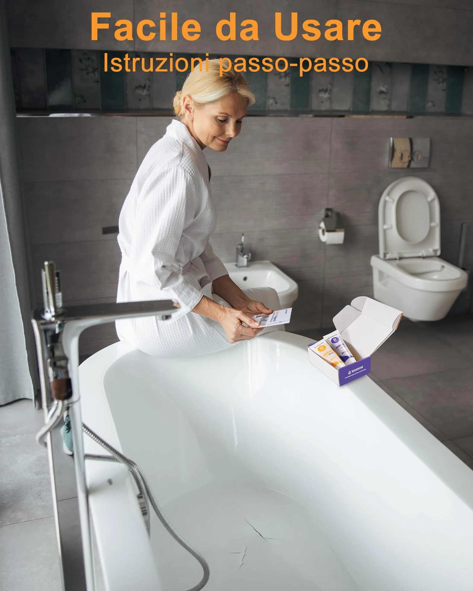 Kit Riparazione Piastrelle Vasca da Bagno per Scheggiature Ammaccature Scalfitture Crepe Gres Porcellanato Ceramica Multi Colori
