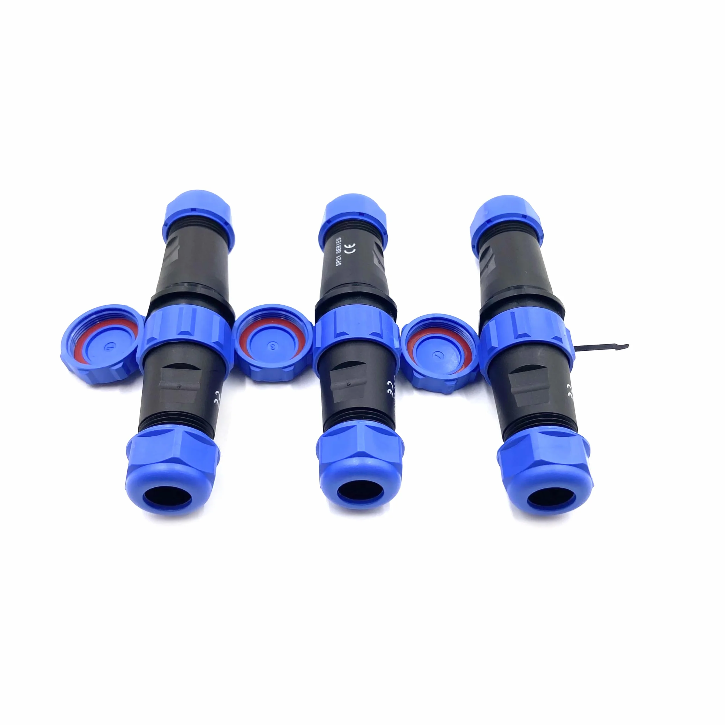 3 connettori per aeronautica SP21 4 poli, IP68 4 pin, spina aviazione senza saldatura, spina impermeabile per lampade esterne, 500 V 30 A (12 AWG cavo a vite crimpatura)