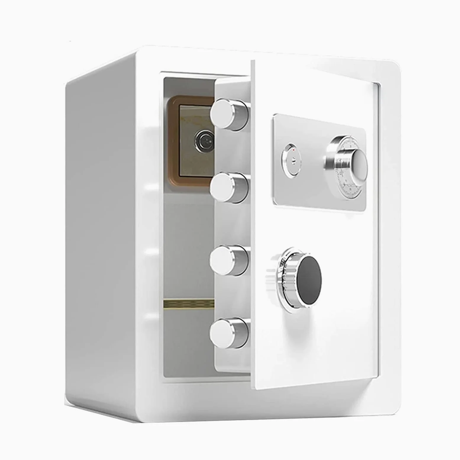 Casseforti Impermeabili Cassetta di Sicurezza con Serratura a Combinazione in Acciaio, Armadietto ignifugo e antifurto, Scatola Portadocumenti per Piccoli uffici, Altezza 25 cm/30 cm/45 cm per