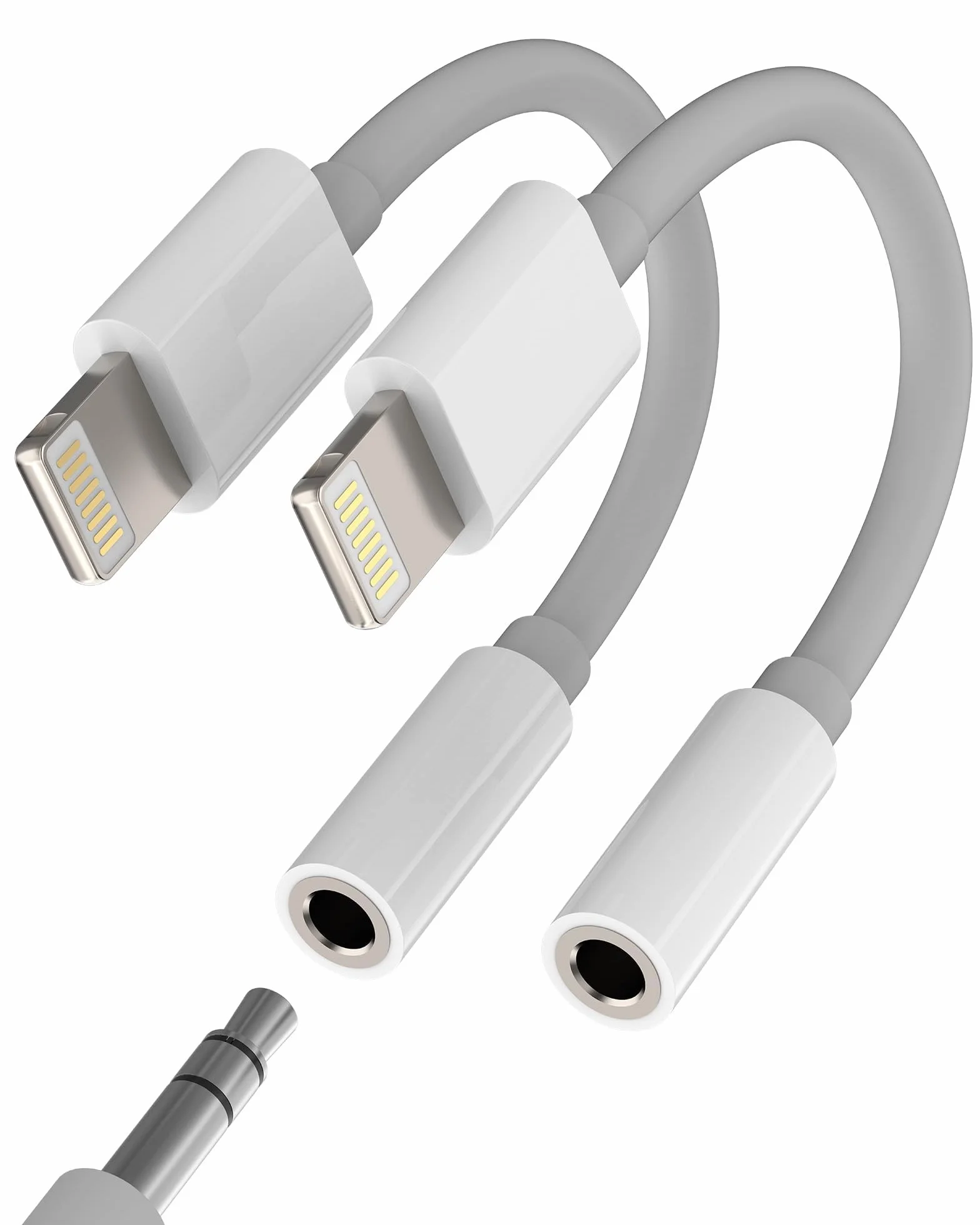 Adattatore Lightning a 3,5 mm per iPhone 14 13 Pro Max Jack Cuffie Audio Cavo Connettore Certificato per Apple MFI AUXiliare Splitter per iPad Cuffie Accessori
