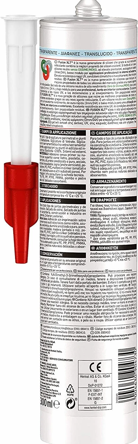 Pattex Silicone SL 620 Marrone RAL 8014 300ml Odporny na pleśń i UV ISO 11600