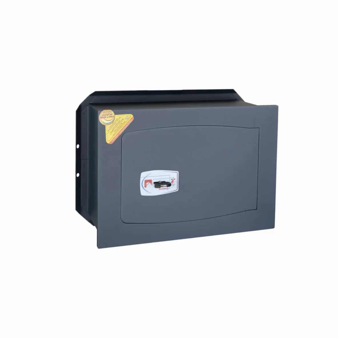 Technomax, Cassaforte a muro, Gold Key modello GK/4L, chiusura con chiave a doppia mappa, Dimensioni mm. 270 (H) x 390 (L) x 240 (P)