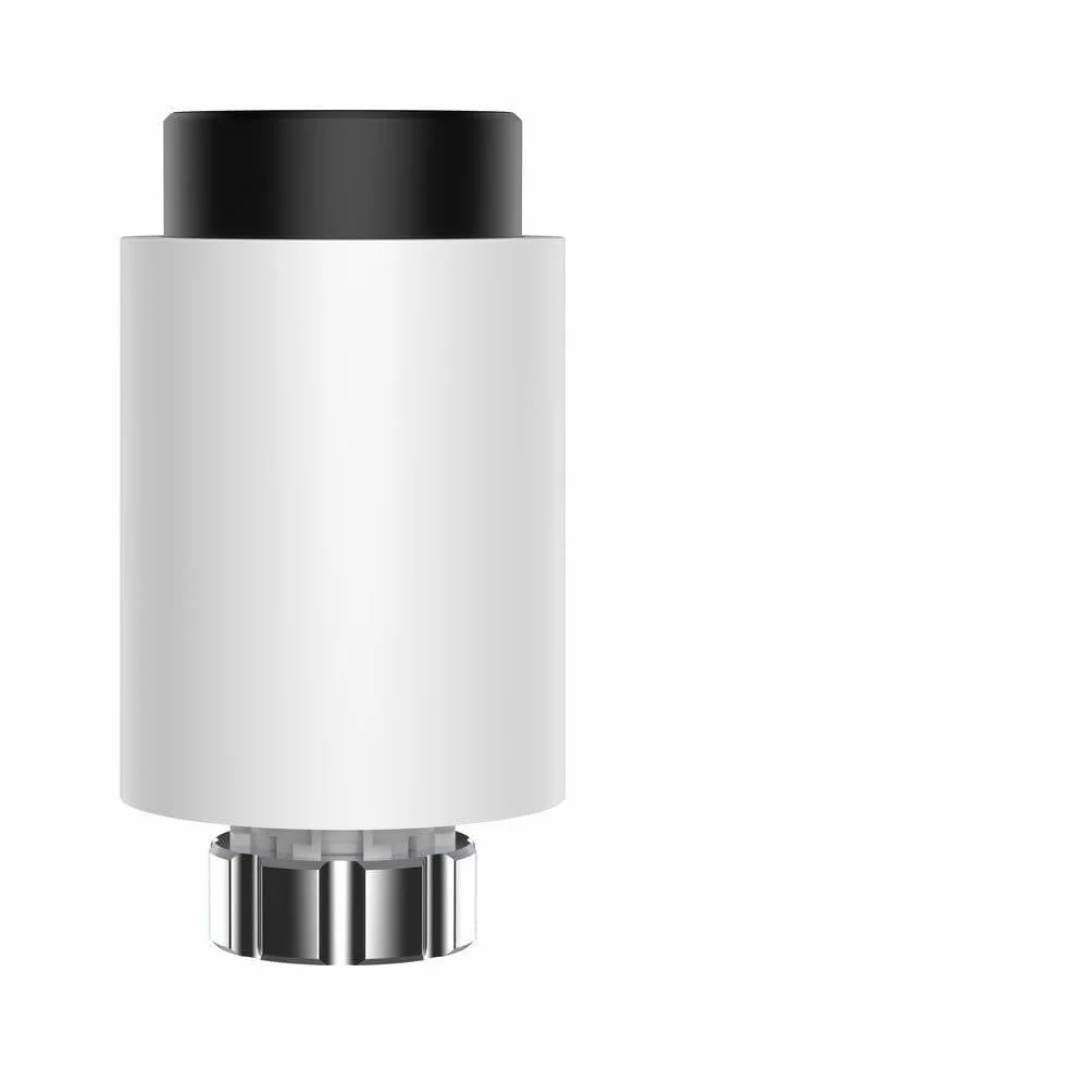 Tuya Smart For Zigbee 3.0 Valvola termostatica per radiatore, bianca, controllo della temperatura wireless per sistema Hting domestico con LED Disay, compatibile con app Tuya