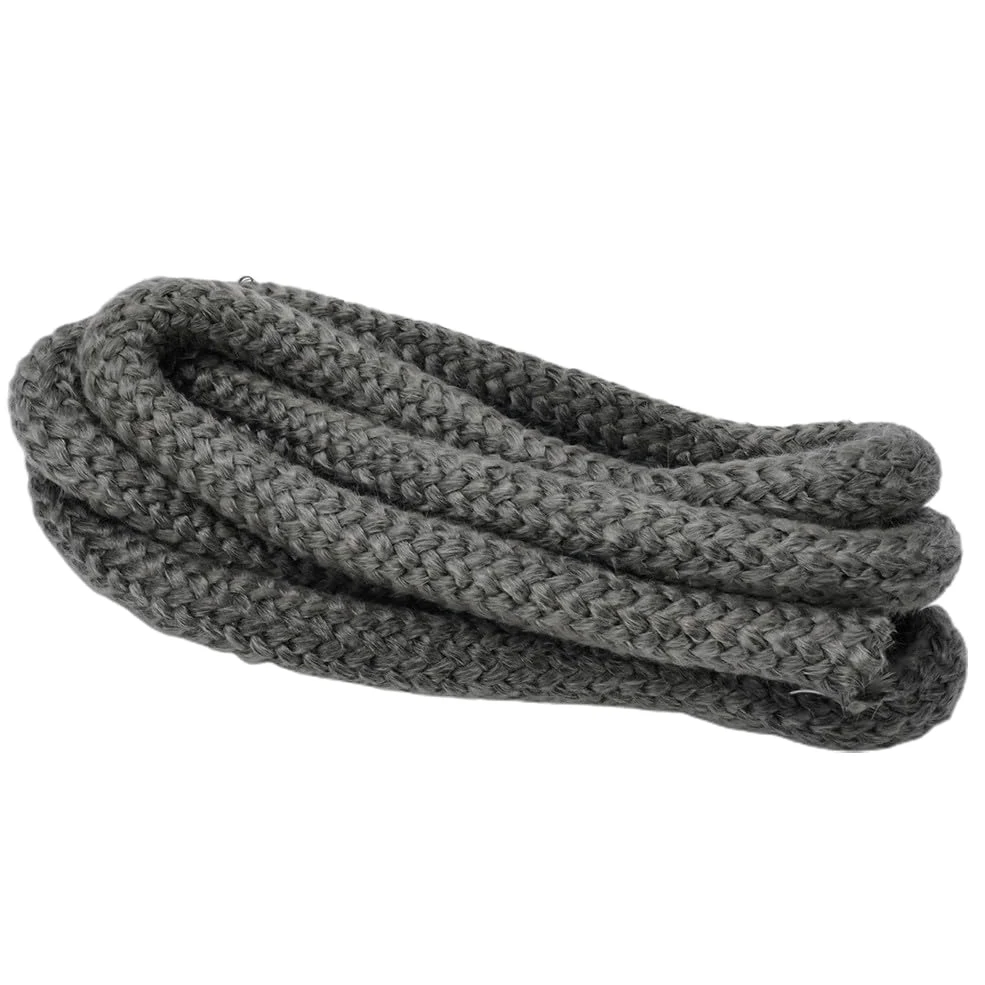 Corda resistente al calore, Guarnizione for stufa a legna Corda in fibra di vetro nera 18-20 mm diametro 2 metri