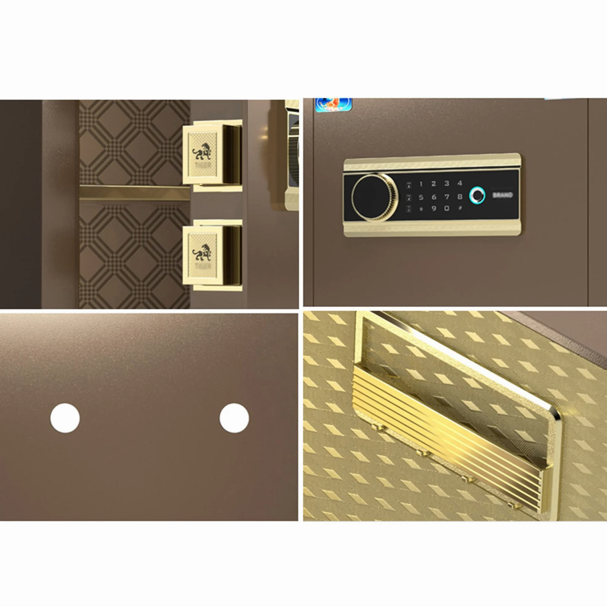 cassaforte, Casseforti da Ufficio, casseforti elettroniche for casa/Hotel/Viaggi(A,35cmx25cmx25cm)