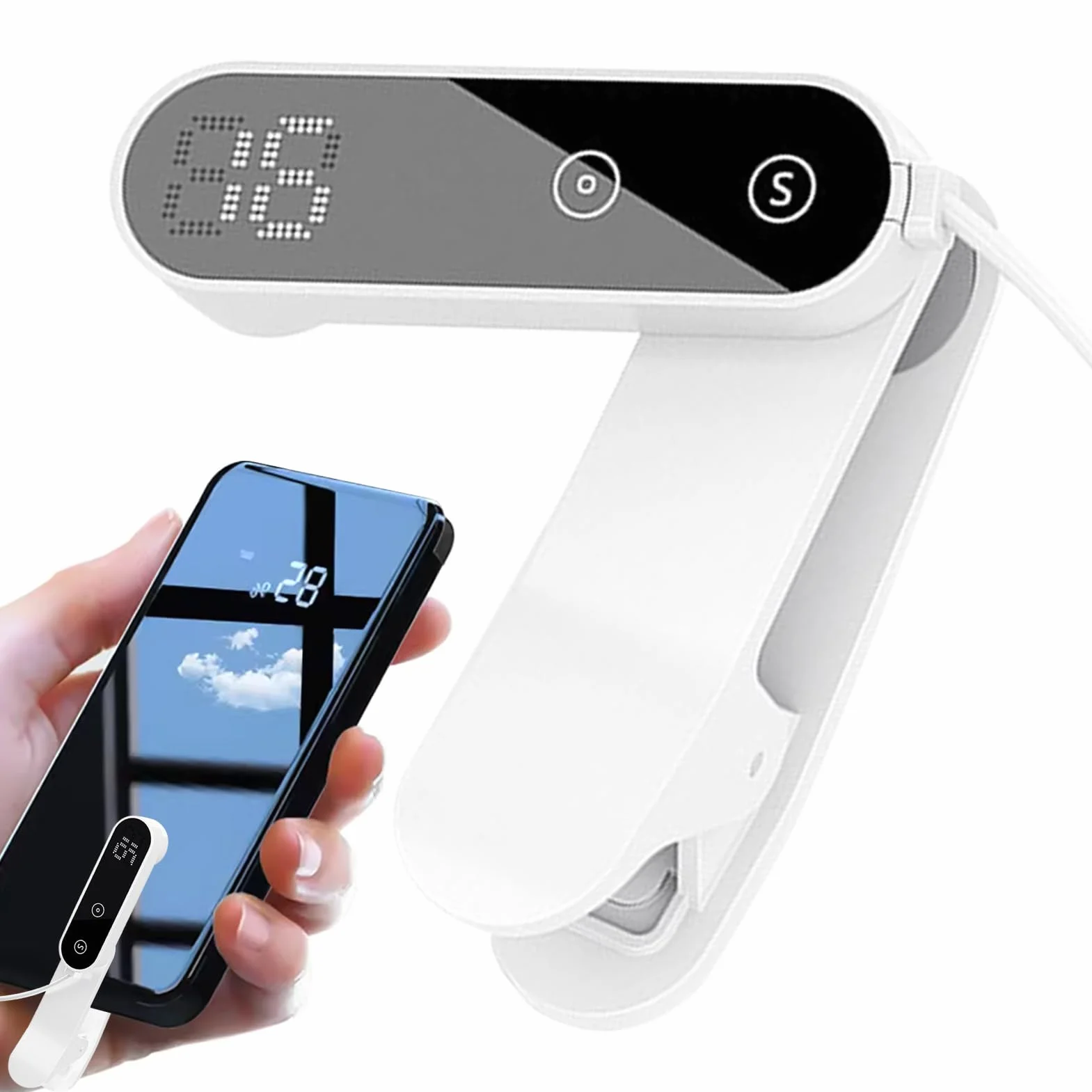 Toccatore Schermo | Display LED con velocità Regolabile Click Intelligente,Dispositivo Automatico Tocco Continuo - per Giochi in Diretta, Social Media e Trasmissioni