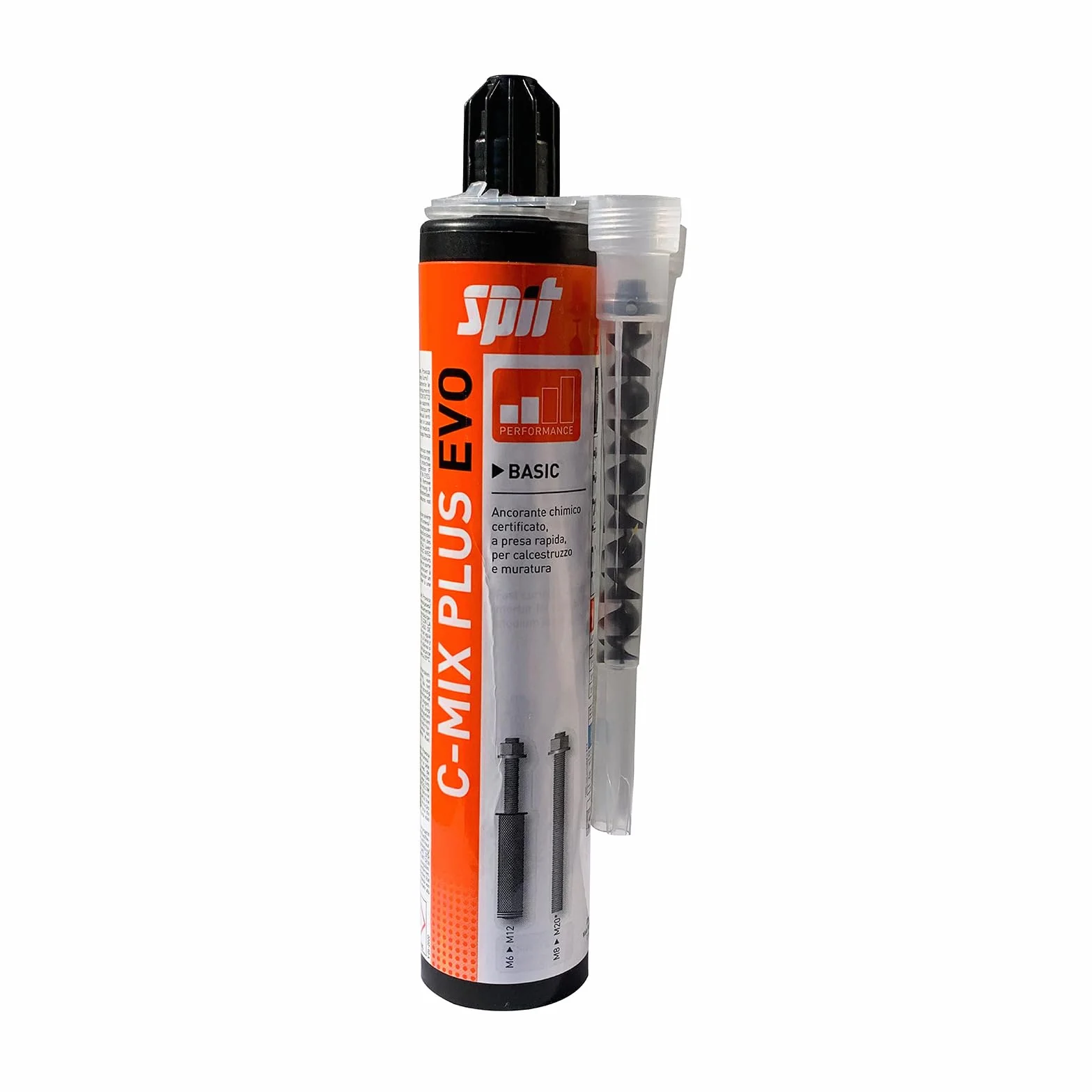 SPIT C-MIX PLUS EVO 410ML Resina Ancoraggi Tutti Materiali Uso Int/Est Rapido Indurimento