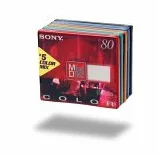 Sony Confezione da 5 involucri per violoncello MiniDisc Colour da 80 minuti in edizione speciale