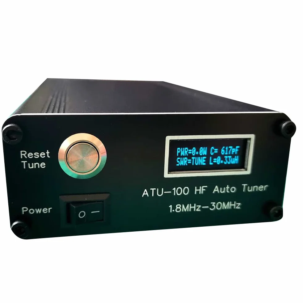 Sintonizzatore automatico ATU-100 HF da N7DDC+0.91 OLED V3.1 sintonizzatore antenna radio automatico fai da te 100W Antenna HF