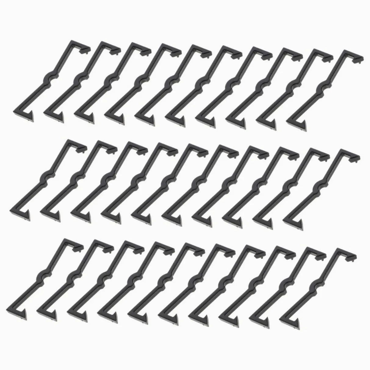 ULTECHNOVO 5 Set Di Ganci Per Pannelli Forati Per Accessori Versatili Per Garage Con Pannelli Forati Installazione Rapida 100 Pezzi * 5