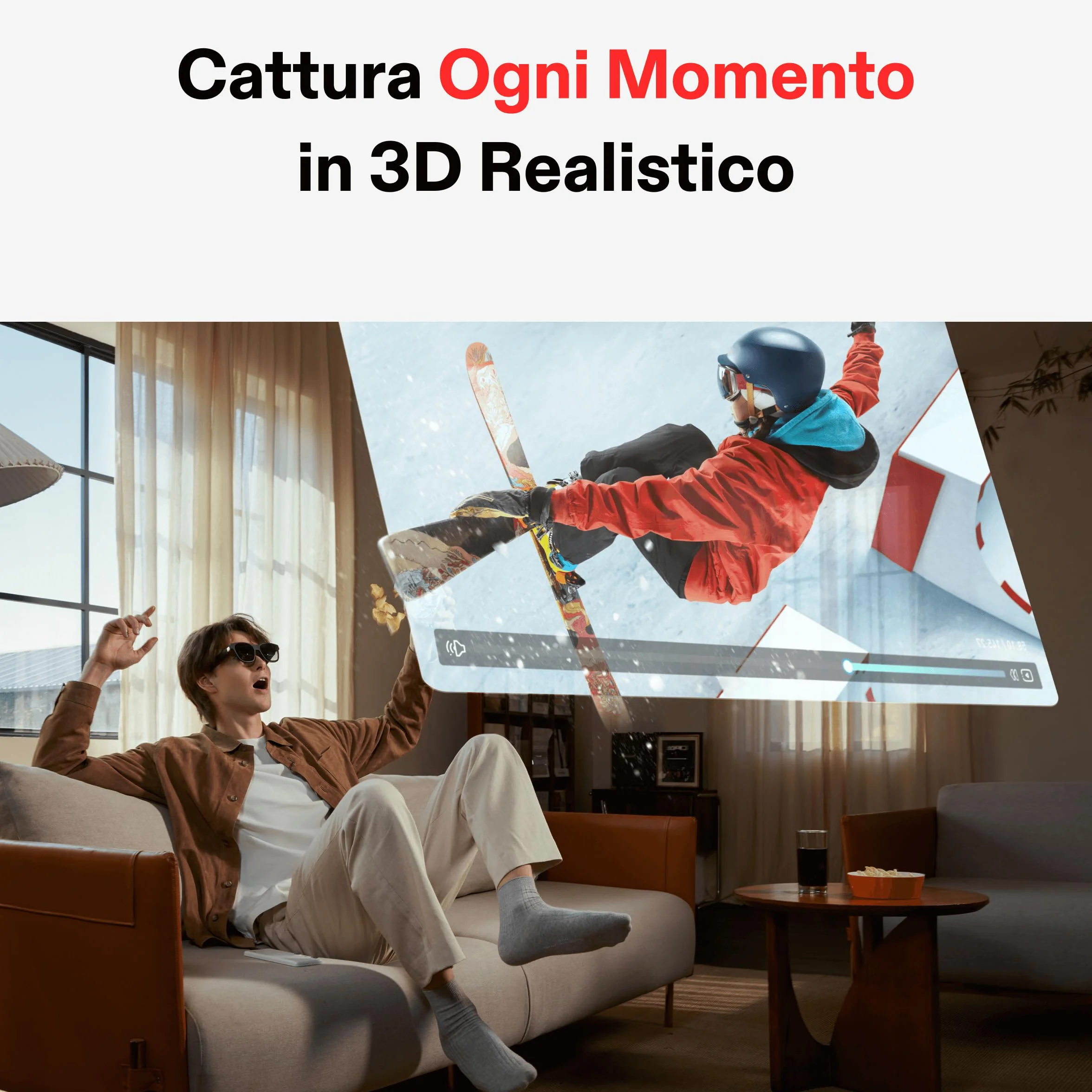 XREAL Beam Pro (6G+128G), il Compagno di Calcolo Spaziale per AR Occhiali, Fotocamere 3D, Android 14, Supporta Google Play Store Apps, Esperienze Spaziali Multiple per Film, TV e Giochi, FHD 1080p