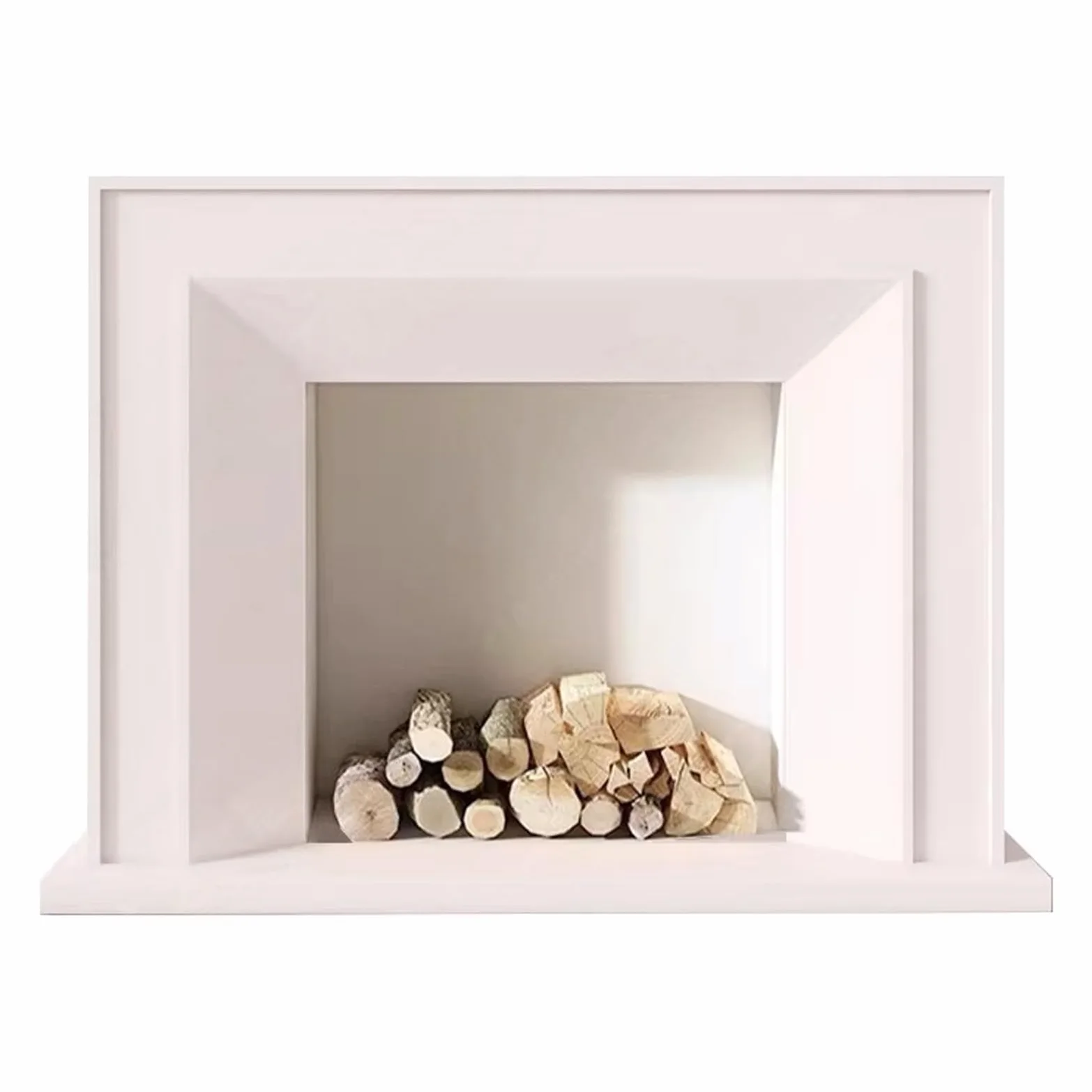 Al coperto Mensola del camino minimalista cornice decorativa incorniciata