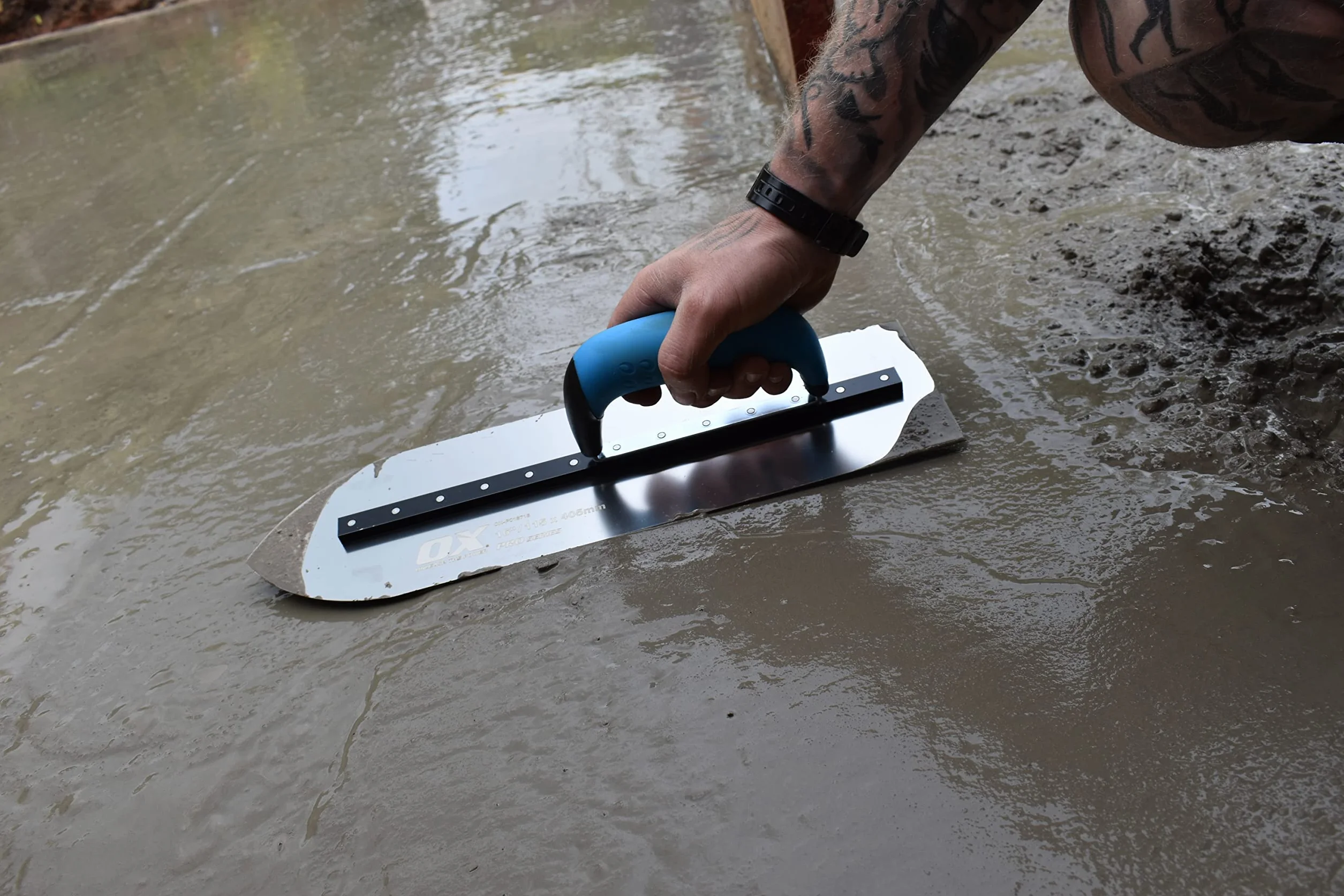 OX Pro Pointed Flooring Trowel - 16" / 400mm