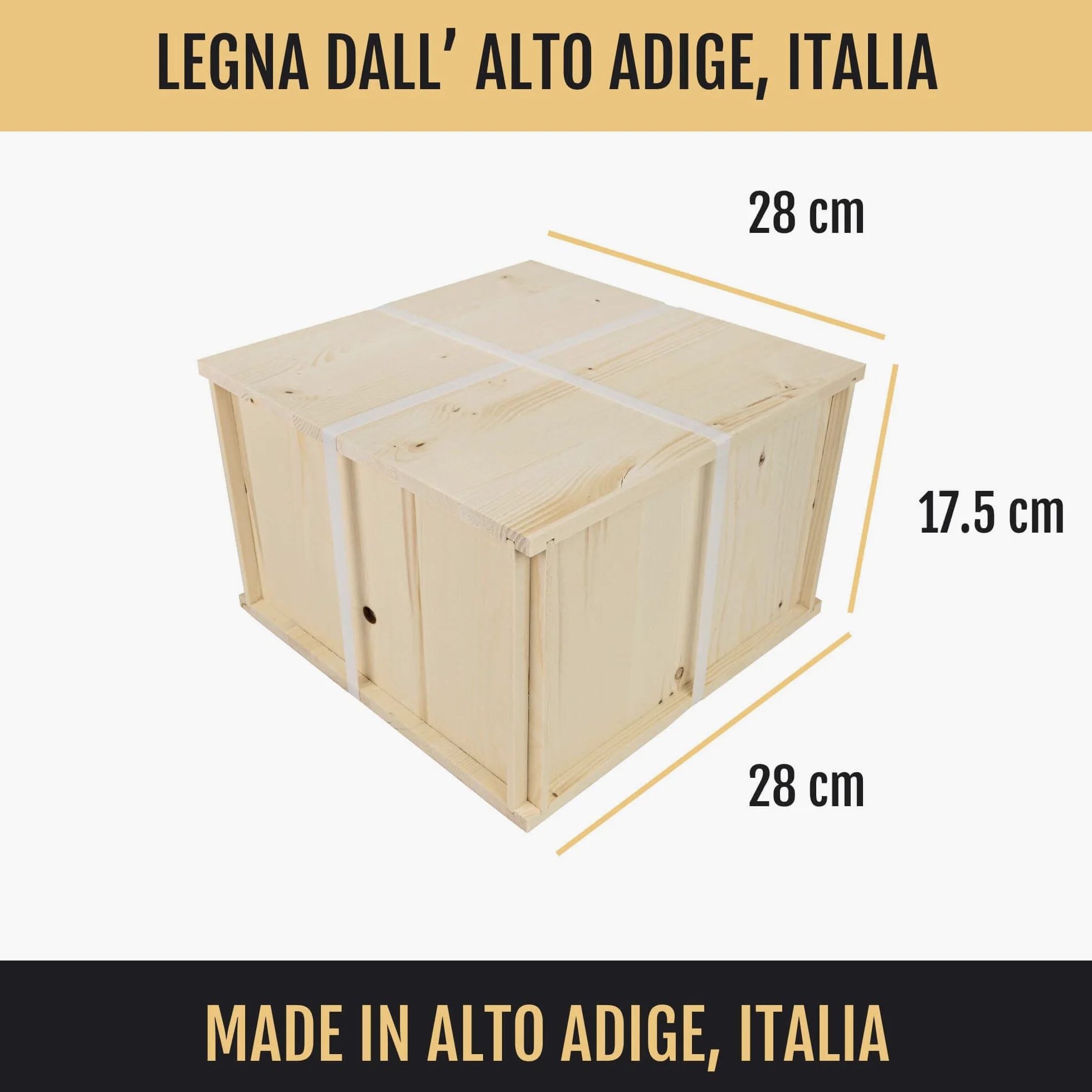 Delegn Legnetti Accendifuoco Eccellente Qualità Essicata di Abete-Larice per Stufa, Camino, Caminetto, BBQ, Forno, Confezionata in 6 Scatole di Legno 256 pezzi - 30 Kg Totale