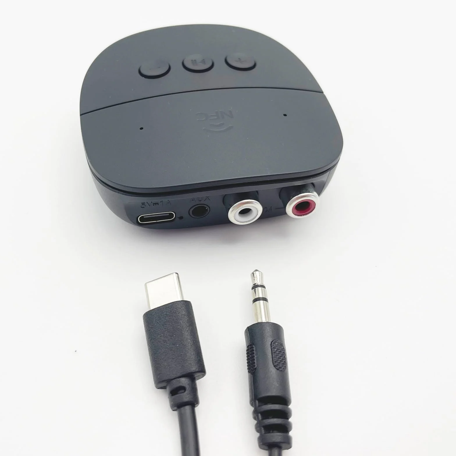 Ricevitore Bluetooth 5.2 con NFC Adattatore AUX/RCA Jack 3.5mm Wireless Bluetooth Audio Adapter Supporto USB TF Card