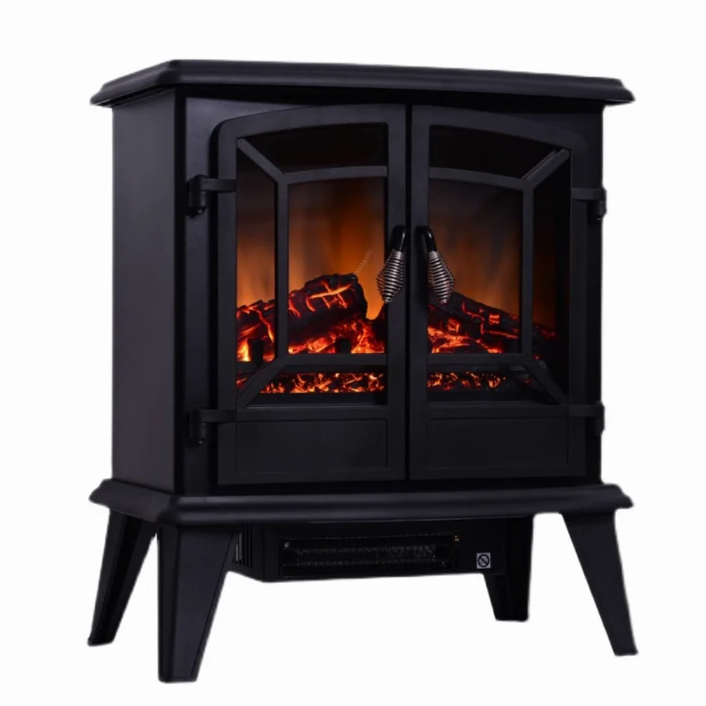 camino elettrico Camino elettrico free-standing della decorazione della casa della simulazione della fiamma, la dimensione della fiamma regolabile, il riscaldatore dell interno e del salotto, effetto