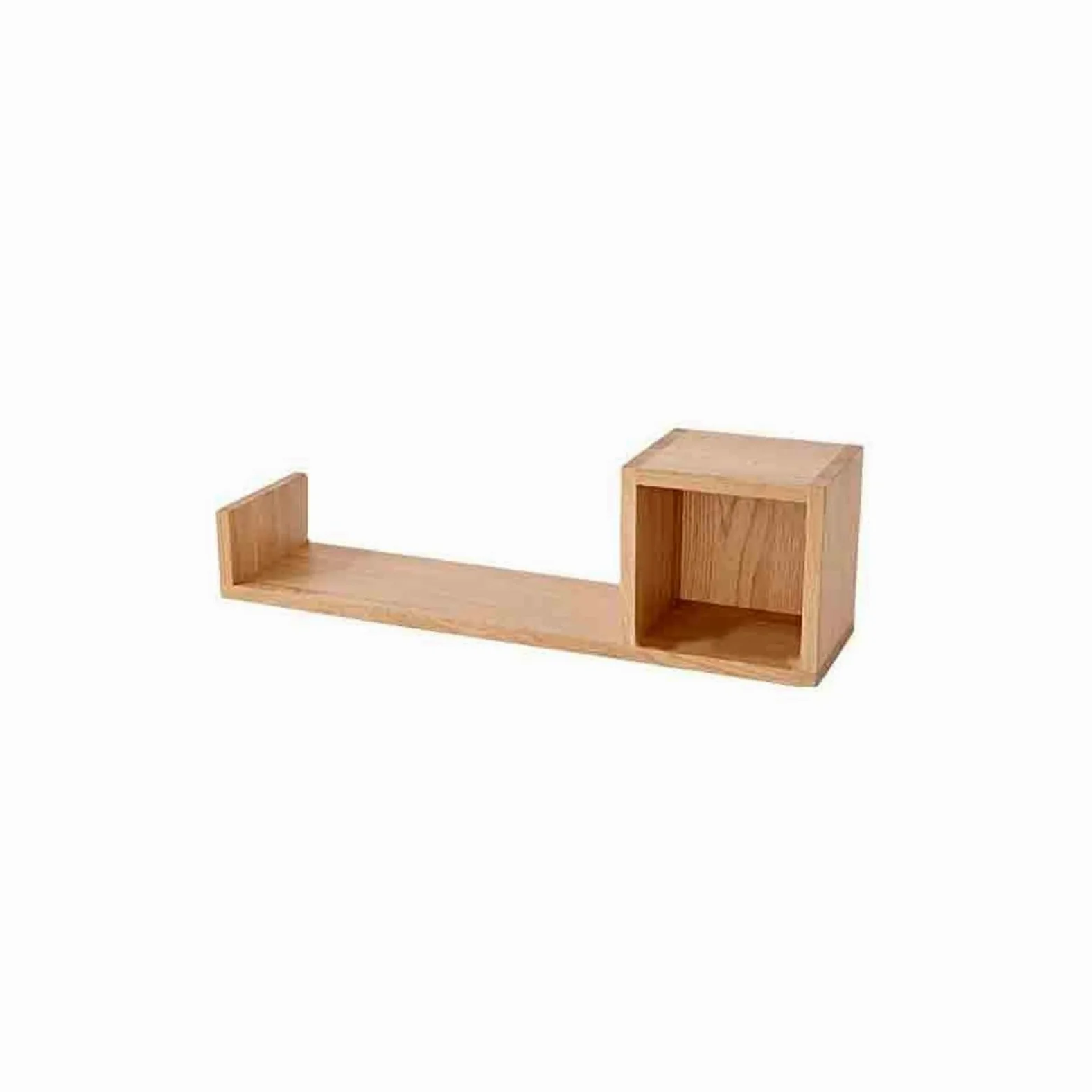 Mensola galleggiante Mensole sospese, mensole da parete 60 cm for cucina soggiorno(Natural)