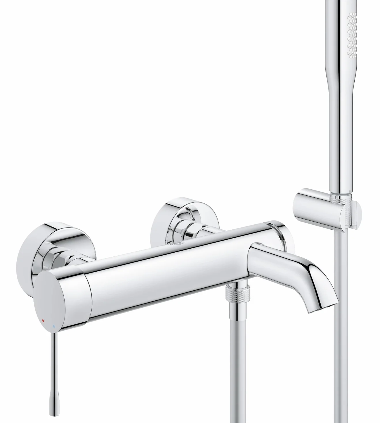 Grohe Miscelatore Monocomando Vasca-Doccia Grigio Cromo 33628001