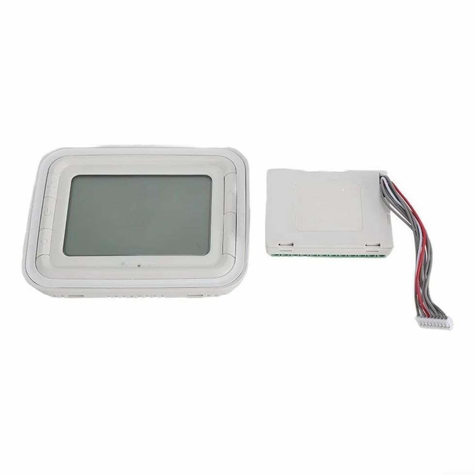 Termostato programmabile con display LCD per termosifone, controllo valvola AC220V, verde