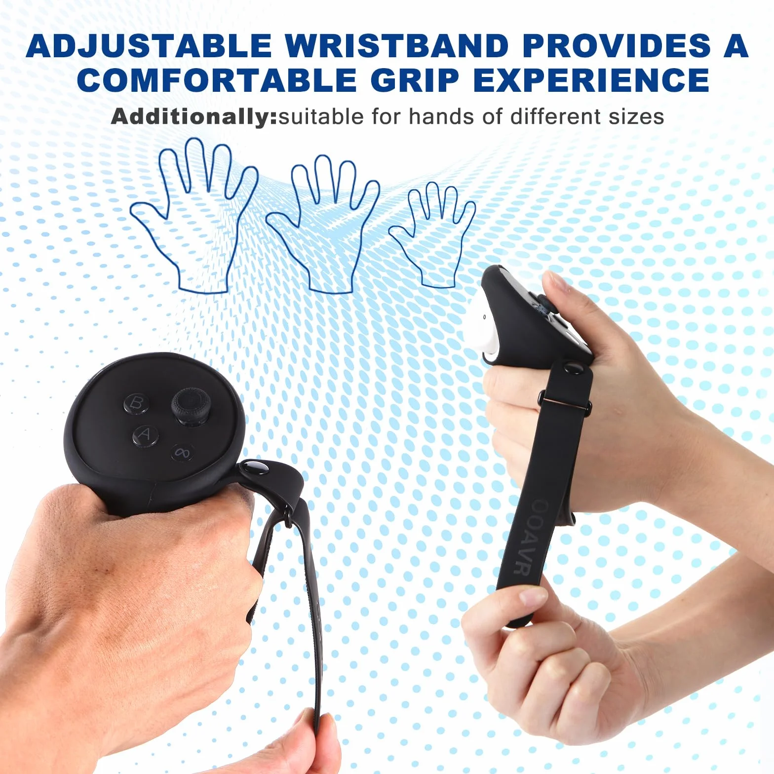 Set di accessori protettivi per Meta Quest 3, coperture per impugnature e controller VR, pad in silicone e coperture per levette VR