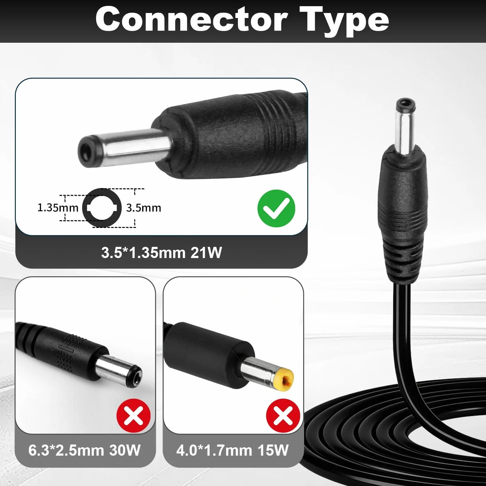 21 W 15 V 1,4 A Alimentatore per Alexa Echo
