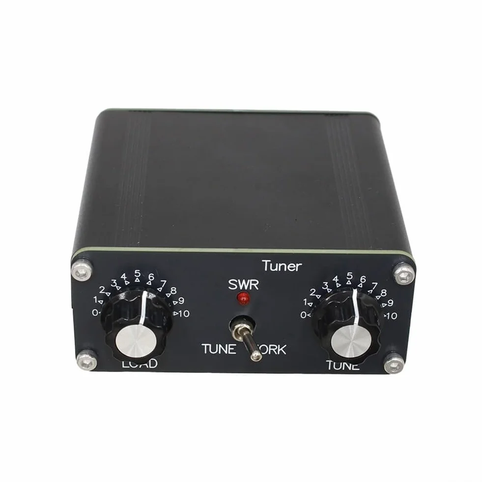 QRP - Sintonizzatore per antenna manuale da 328 MHz con potenza nominale di 5 W, compatibile con vari alimentatori coassiali per radio HAM