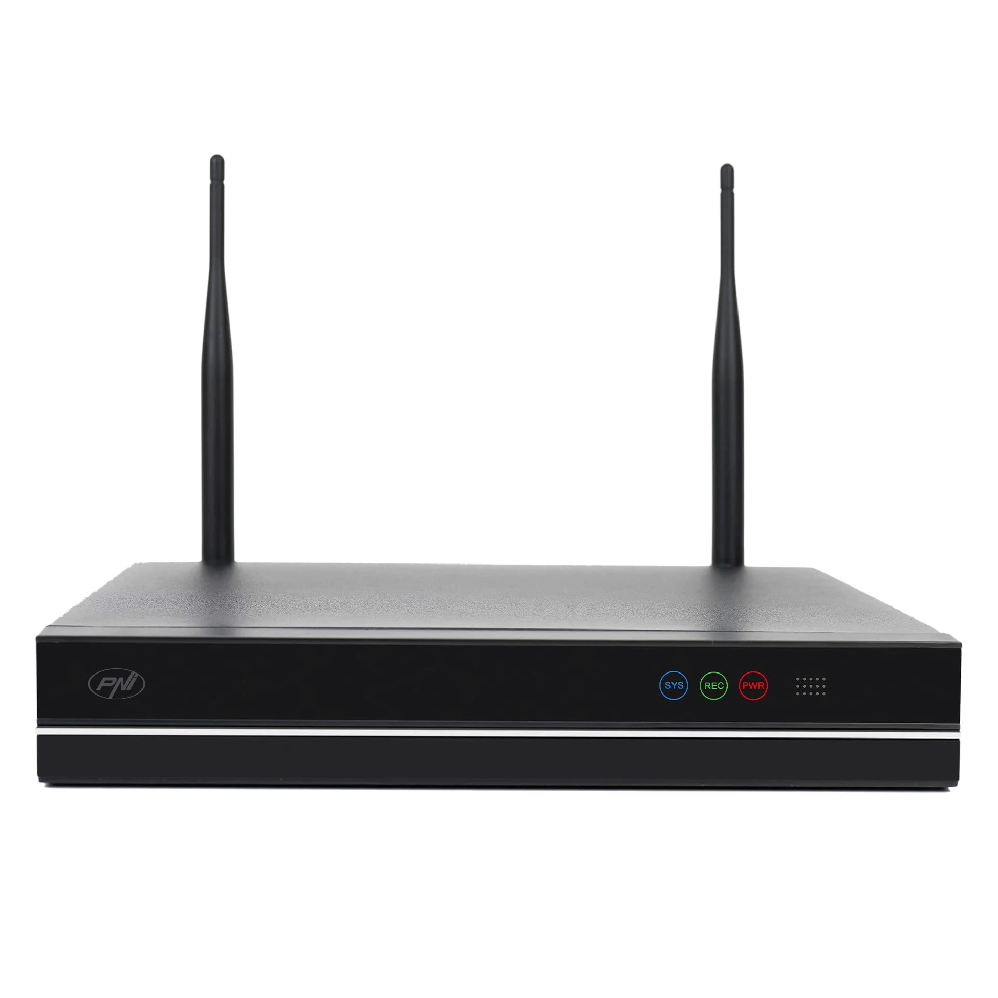 PNI House WiFi660 Kit di videosorveglianza NVR 8 canali e 4 telecamere wireless da esterno 3MP, P2P, IP66