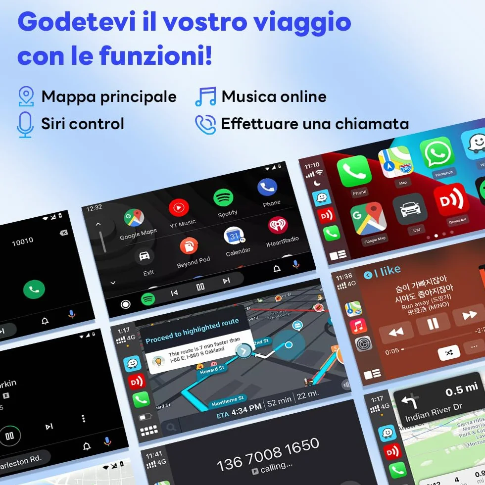 Carlinkit 5.0 Wireless Carplay & Wireless Android Auto, CPC200-2Air