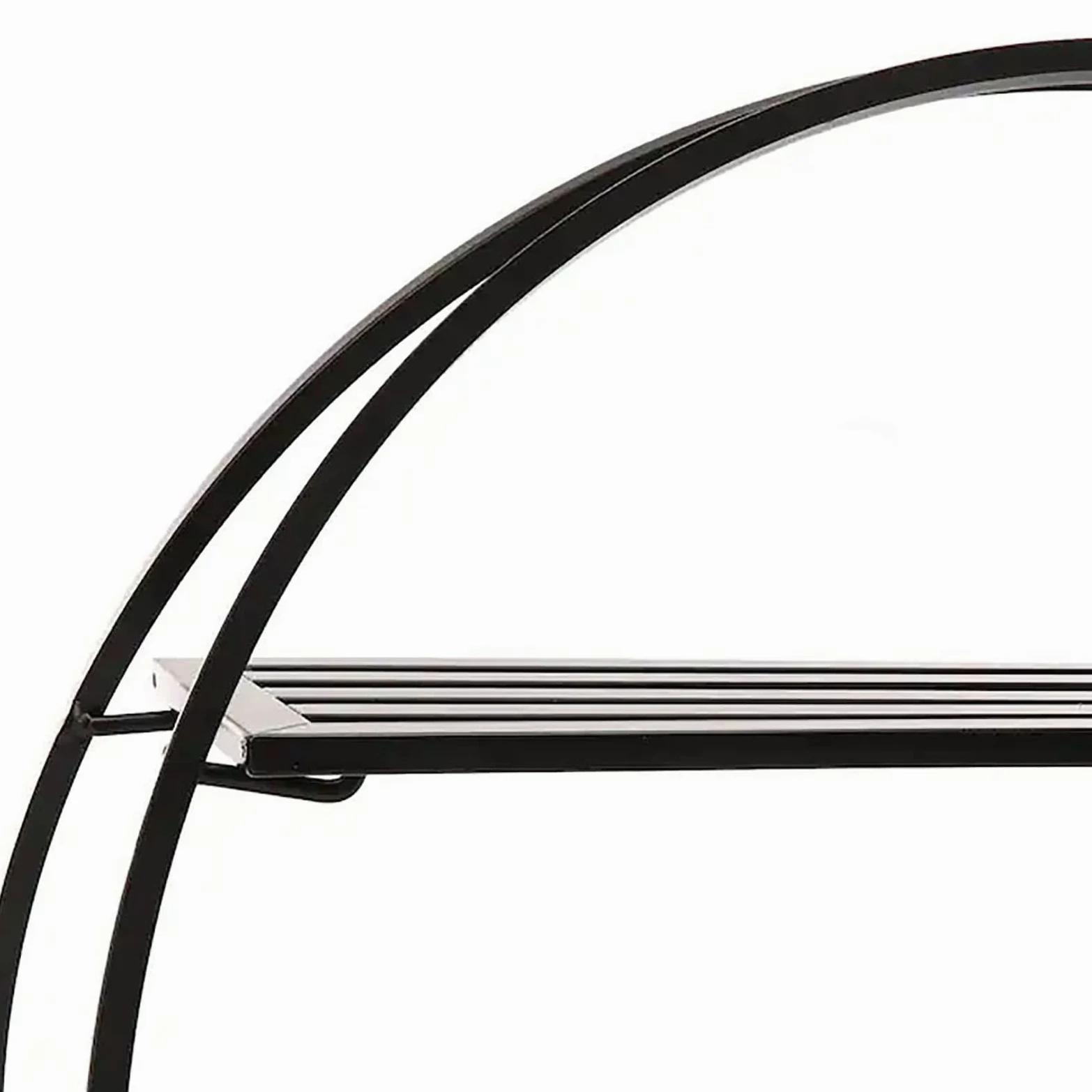 Portalegna da ardere rotondo in metallo resistente, telaio in acciaio nero per caminetto, capacità 50 kg, supporto per legna da ardere, per uso interno ed esterno.
