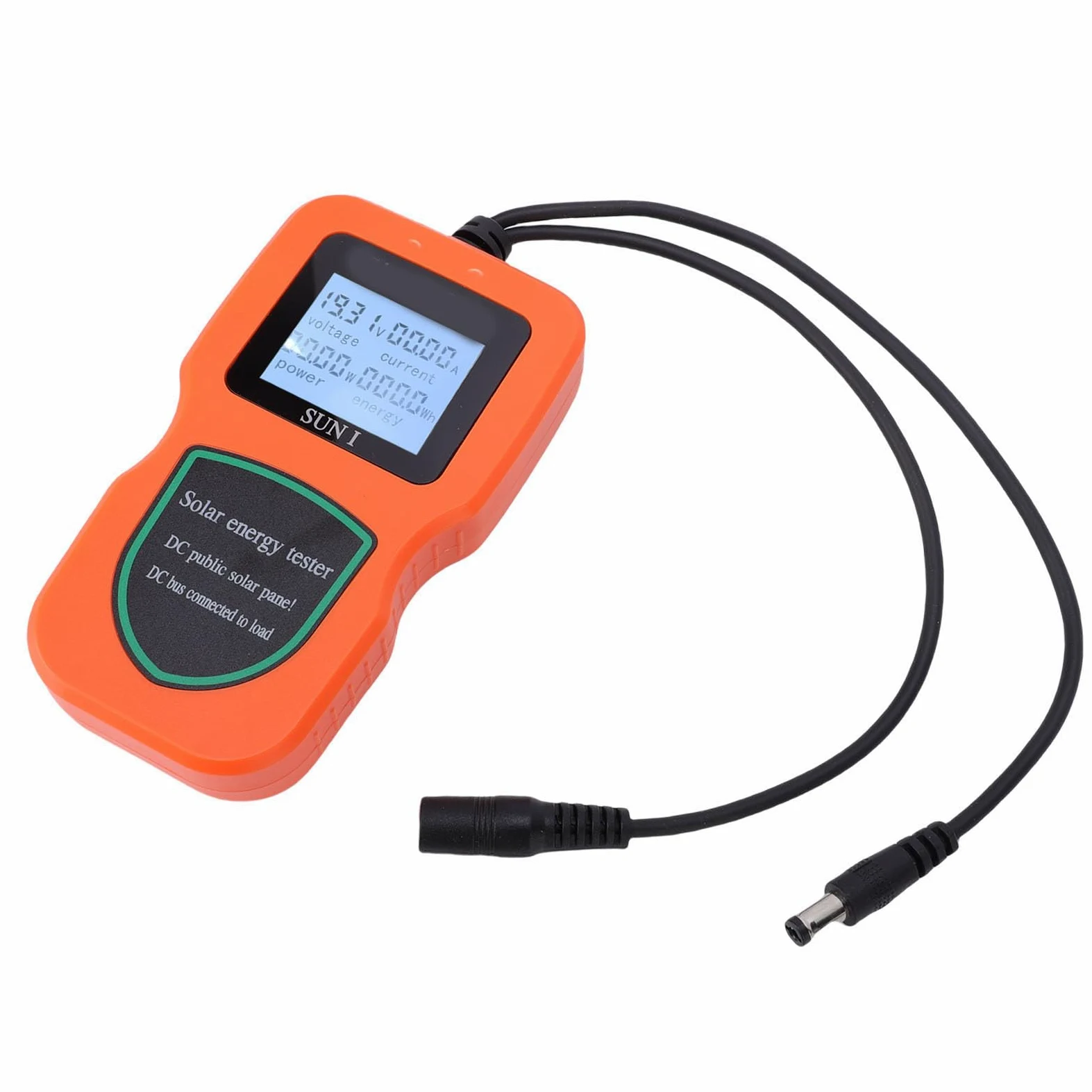 Multimetro Fotovoltaico MPPT Tester Accurato per Pannelli Solari per Uso Residenziale e Commerciale ABS Leggero 1 unità (ORANGE)