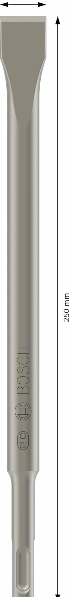 Bosch Professional Scalpello Piatto SDS plus 250 x 20 mm do Betonu