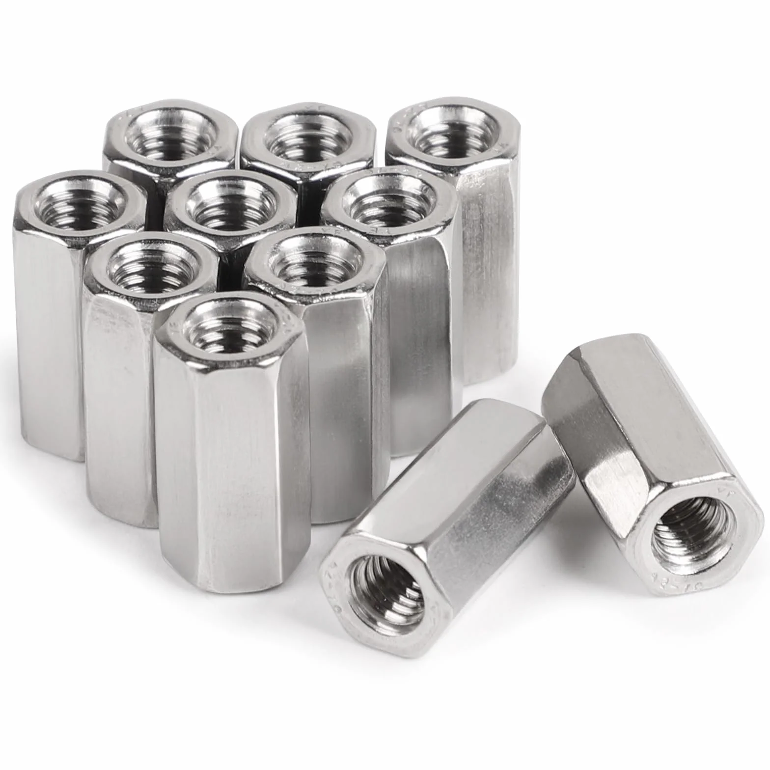 LALAGO Dadi di Collegamento Lunghi M6 x 20mm Acciaio Inox A2 V2A