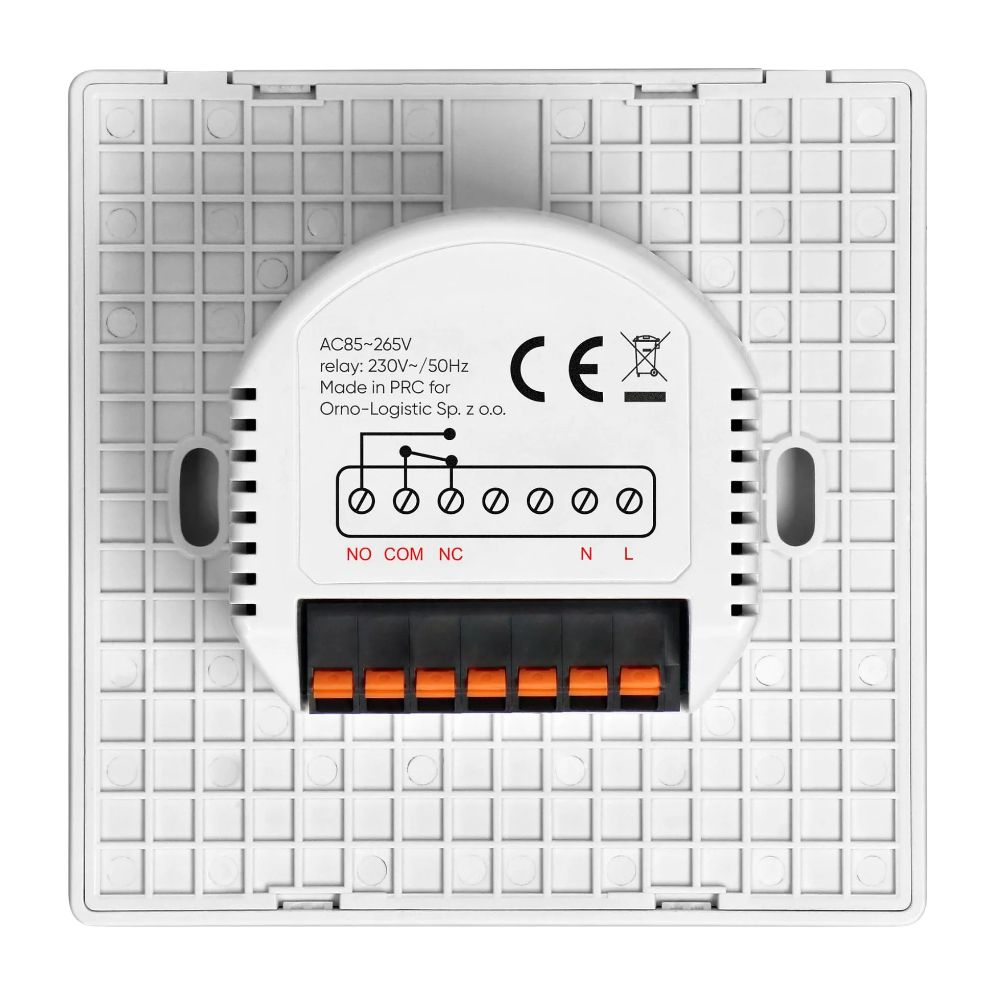 Termostato Wifi Tuya Termostato Smart Programmabile per Caldaia Display LCD 86 x 86 mm 230V Colore Bianco IP20