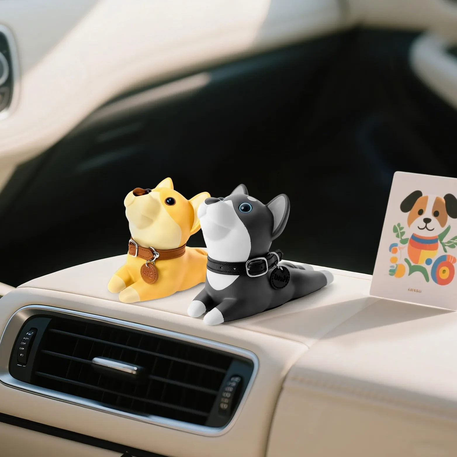 DomeStar, fermaporta, con simpatico fermaporta a forma di cane Husky, decorativo per porta a forma di animale