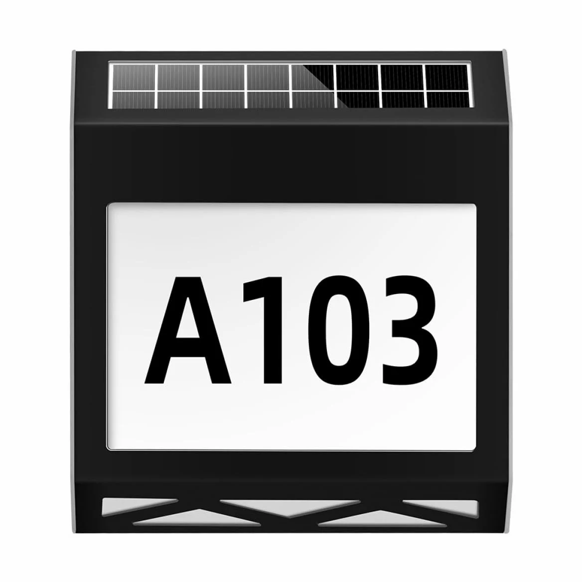 Numero Civico Lampada Solare Luce Per Esterno Acciaio Inossidabile Pp Materiale Robusto Durevole Installazione Facile Sicuro Maltempo Resistente Effetto Luce