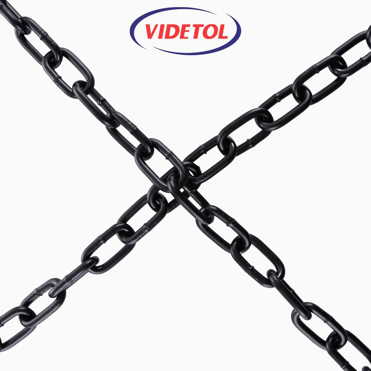 Catena in acciaio inox 304, lunghezza 15 m, maglie resistenti da 5 mm, in acciaio zincato nero saldato, per cancelli di recinzione, porte del garage, catene a battente e serratura di sicurezza