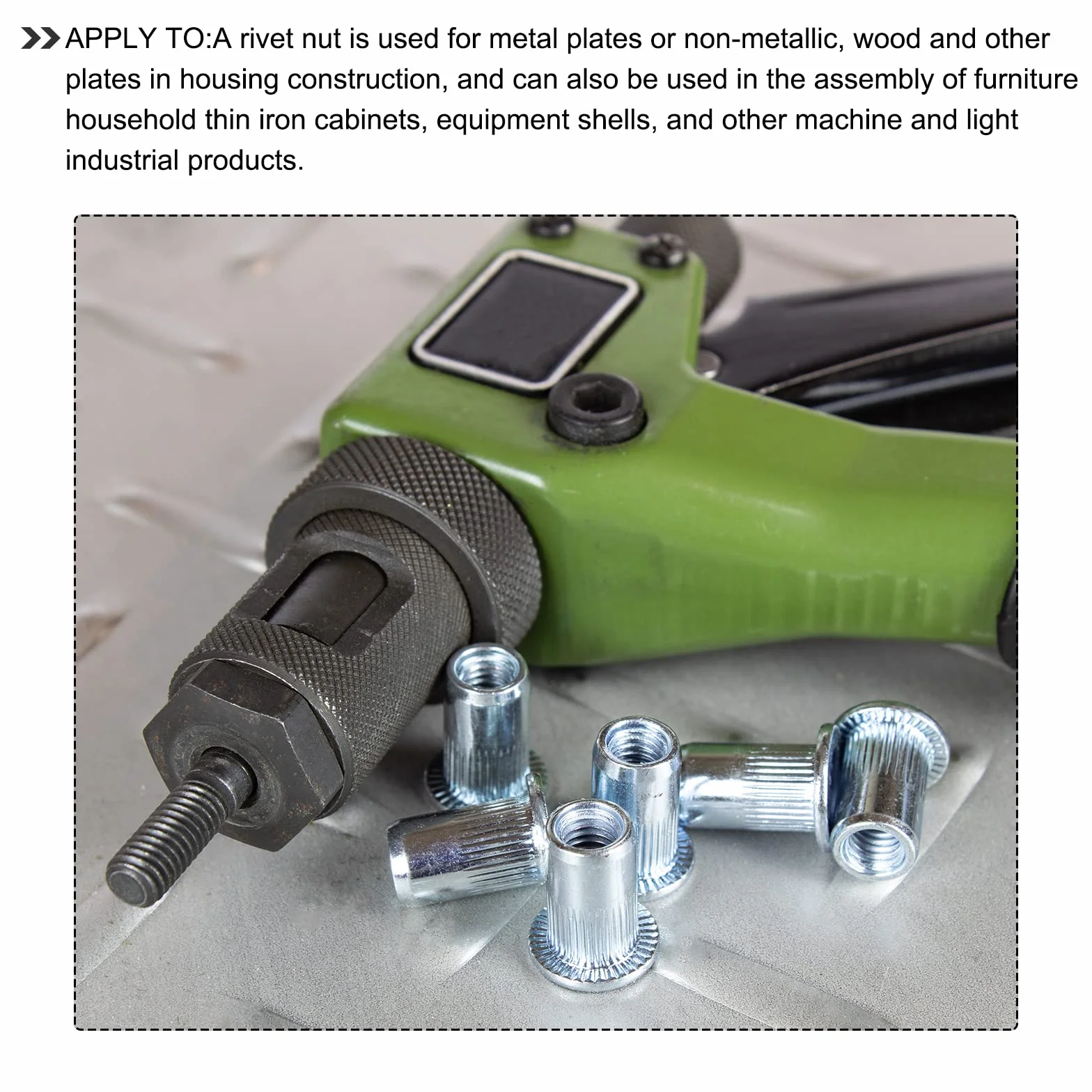 METALLIXITY Rivetto Dadi M4 100pz Alluminio Lega Zigrinata Corpo Filettato Inserti Dado Argento