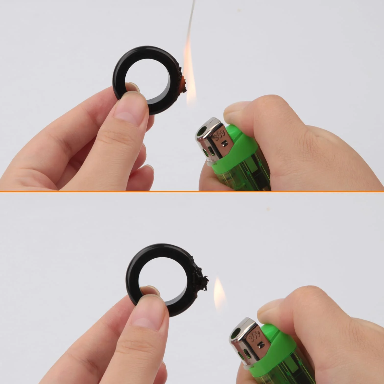 Gommino Passacavi in Gomma 10mm 40 Pezzi Nero per Proteggere Fili Cavi
