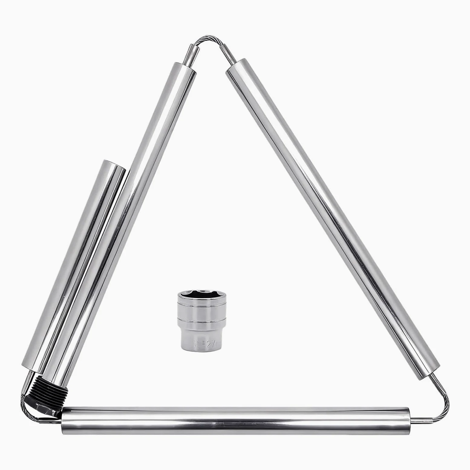 Asta flessibile in anodo di magnesio per scaldabagno da 3/4 pollici filettato manicotto strumento facile da installare cintura filettata strumento manicotto esagonale