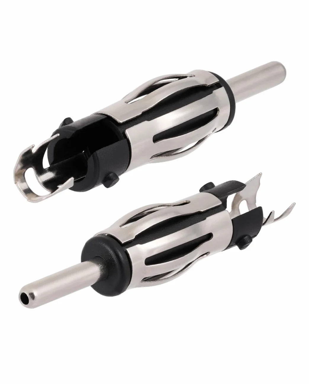 Vecys 3 Pezzi Connettore DIN Autoradio Maschio FM AM Antenna Universale per Auto Spina DIN Connettore in Rame per Cavo Coassiale di Estensione RG174