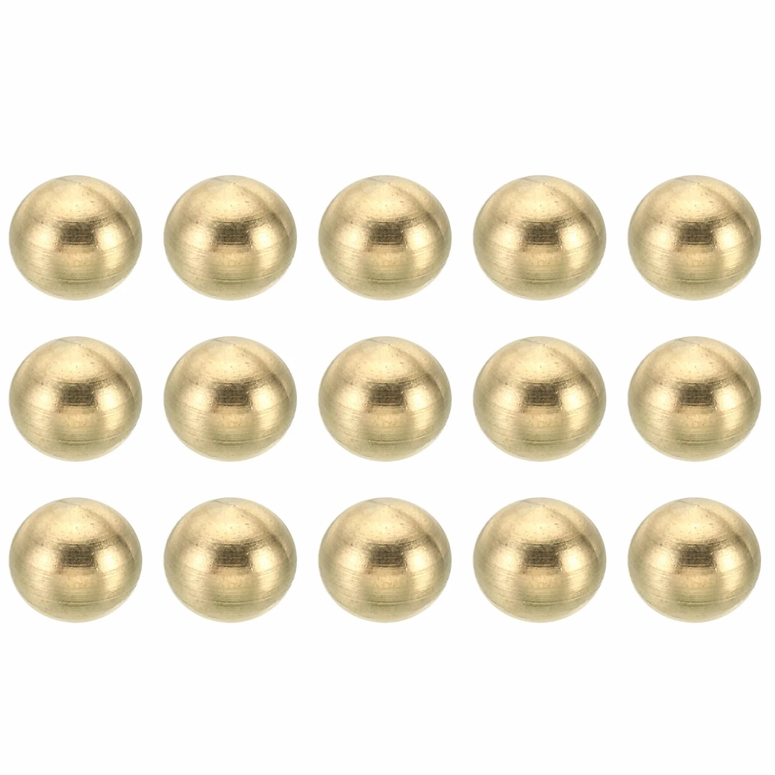 PATIKIL M6x1 Tappo Dadi Manopola Ottone Sfera Lampada Decorazione Vite 12mm