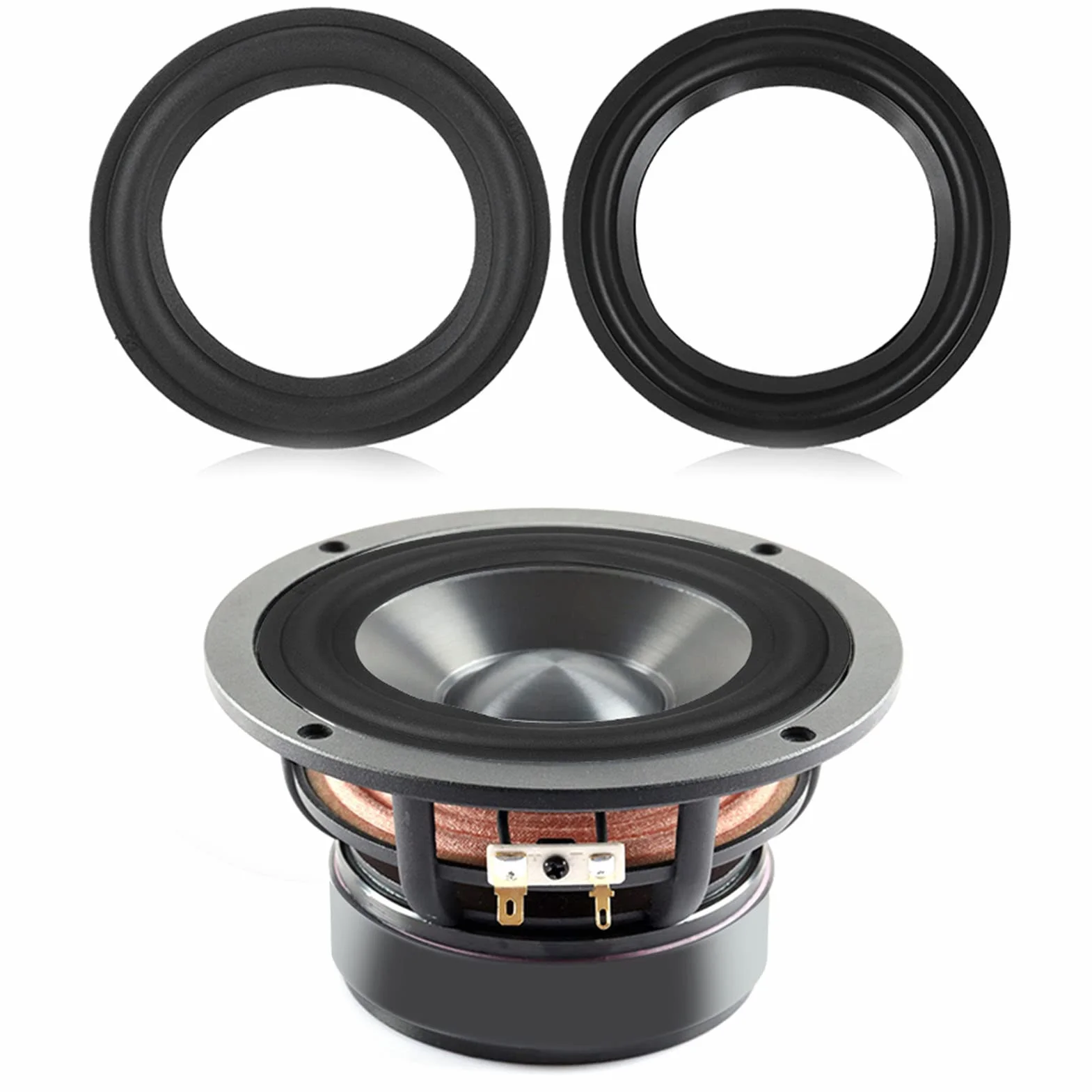 Kit di riparazione a sospensione 'altoparlante da 5 pollici, 1 4" Riparazione del bordo 'altoparlante in schiuma Bordo del subwoofer Bordo in gomma 'altoparlante Parte di ricambio del