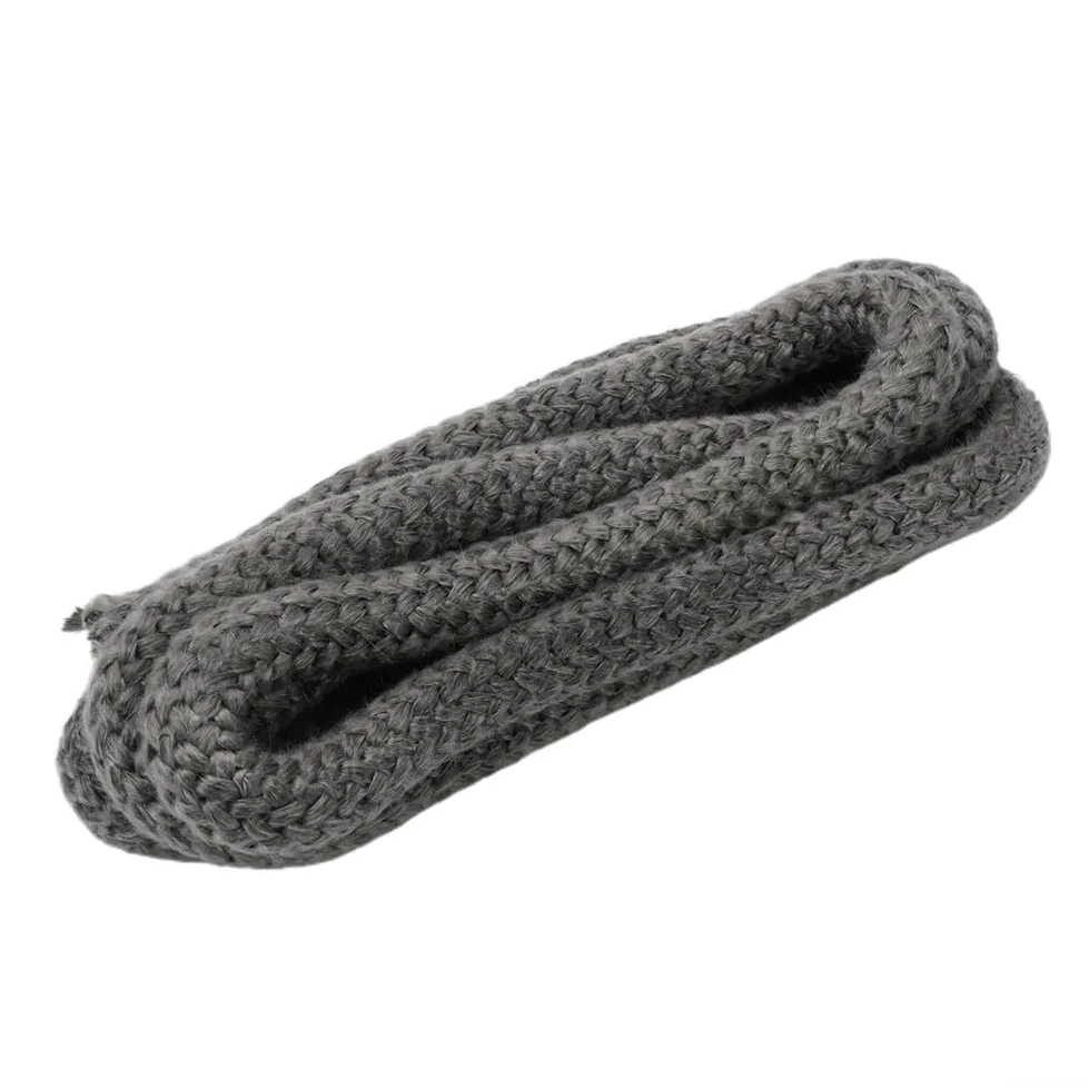 Corda resistente al calore, Guarnizione for stufa a legna Corda in fibra di vetro nera 18-20 mm diametro 2 metri