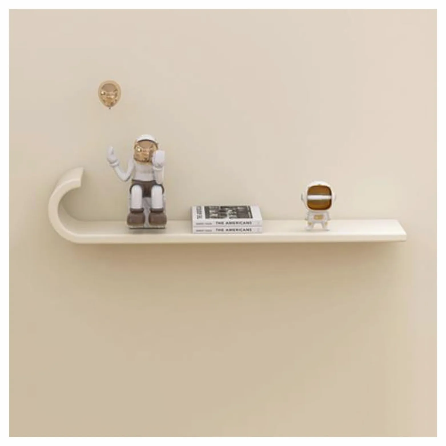 Mensola galleggiante Mensole sospese da parete, mensole esposizione a for camera letto, soggiorno, libreria sospesa, moderne for organizzazione cucina, bagno sospeso, montate a(60 * 20CM)
