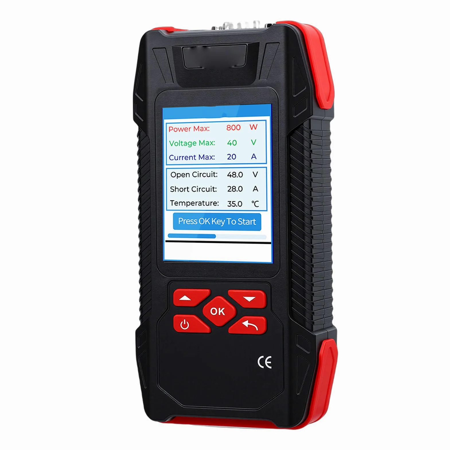 FILFEEL Tester per Pannelli Solari da 2000 W con Analisi MPPT e Display Curva I-V – Multimetro Fotovoltaico per Test di Tensione a Circuito Aperto, Corrente di Corto Circuito e Potenza – Contatore