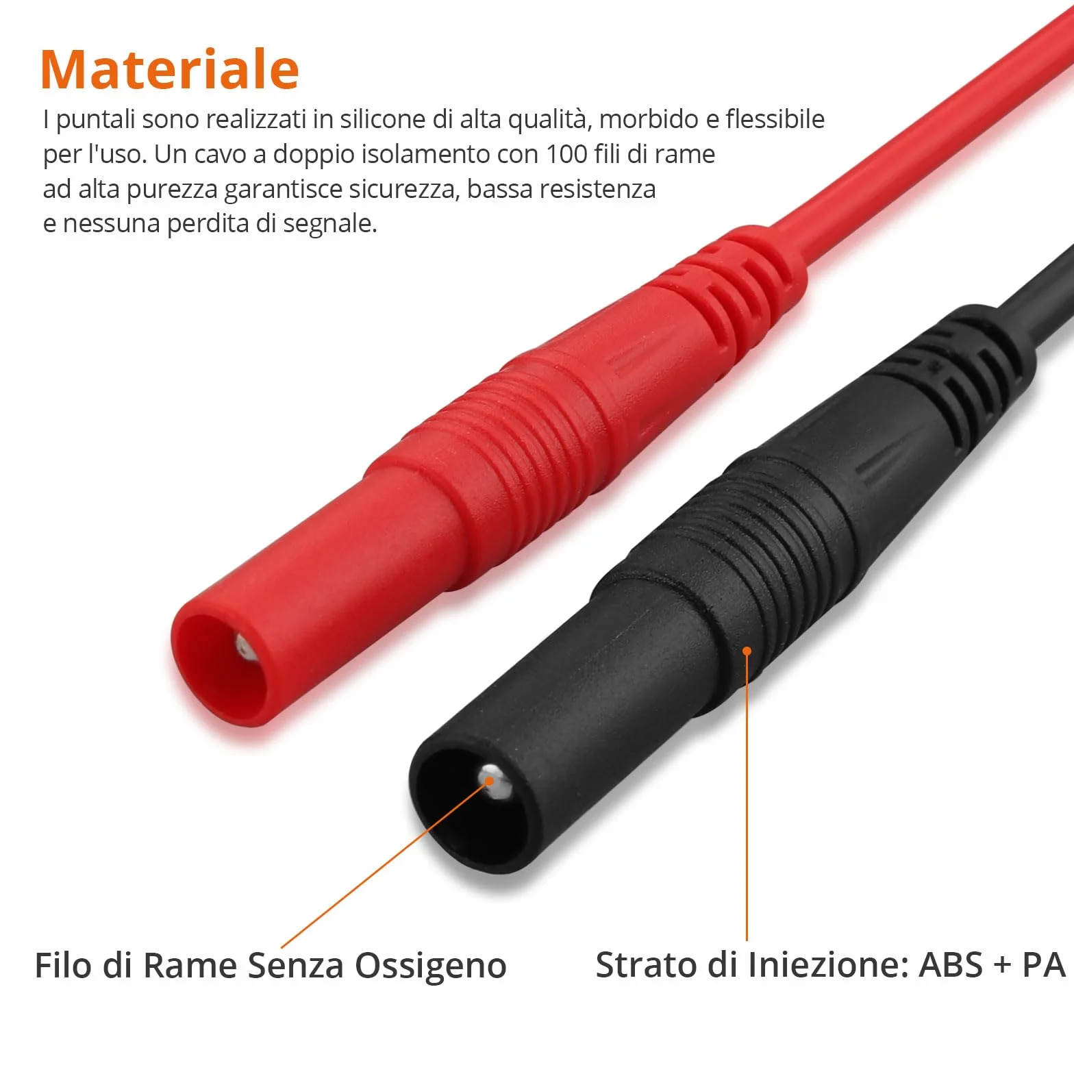 Proster Kit Puntali da Test per Multimetro 24 in 1 con Sonde di Multimetro Sostituibili Placcate in Oro Conduttori di Prova Maschio e Femmina Ganci di Prova U Plug Clip a Coccodrillo